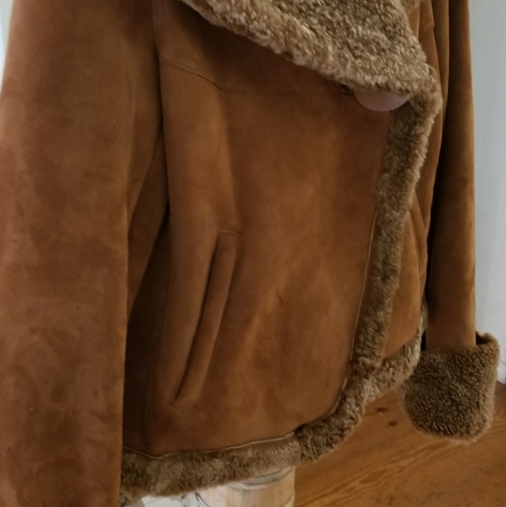 Cache Cinnamon Shearling Jacket 8 - image 6